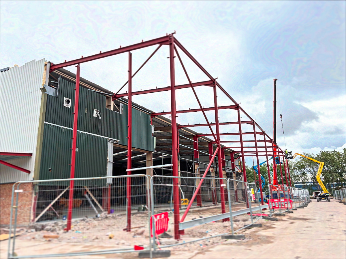 Completed steel frame project 4